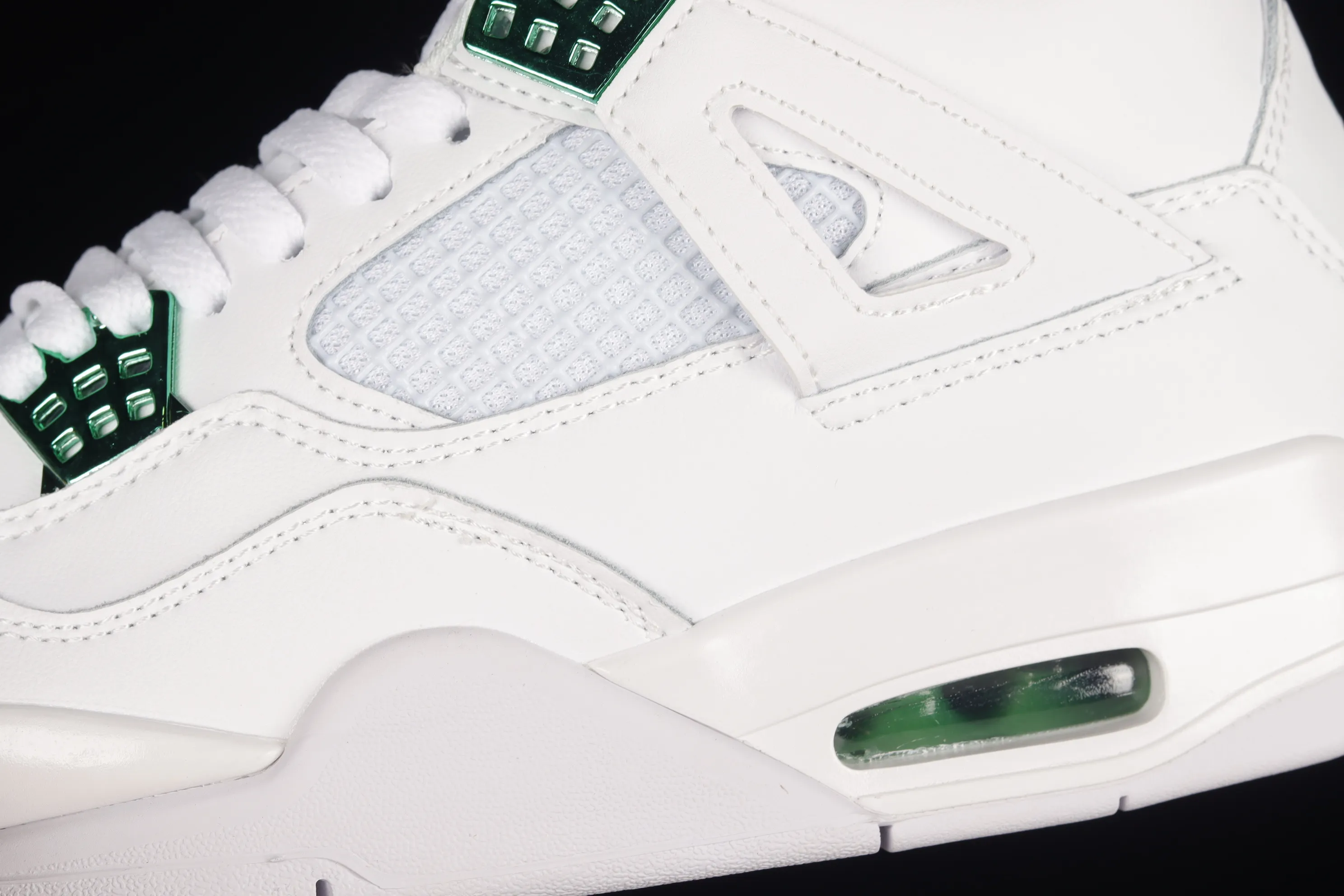 All categories Air Jordan Jordan series basketball shoes Air Jordan 4 F version Air Jordan 4 "Pine Green" AJ4 Joe 4 white and green first layer genuine label CT8527-113